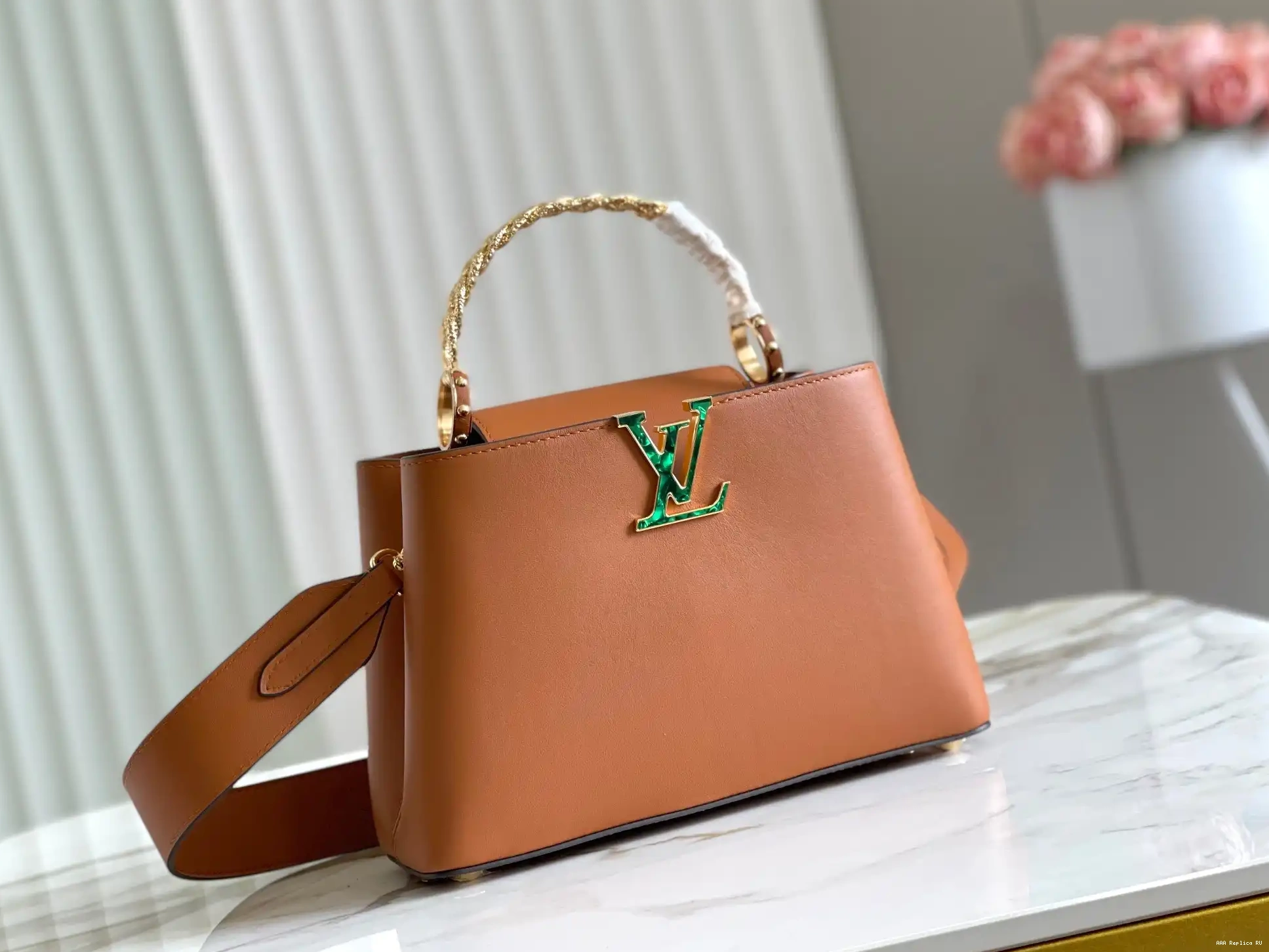 Aaa replica bags VUITTON LOUIS CAPUCINES BB 0519